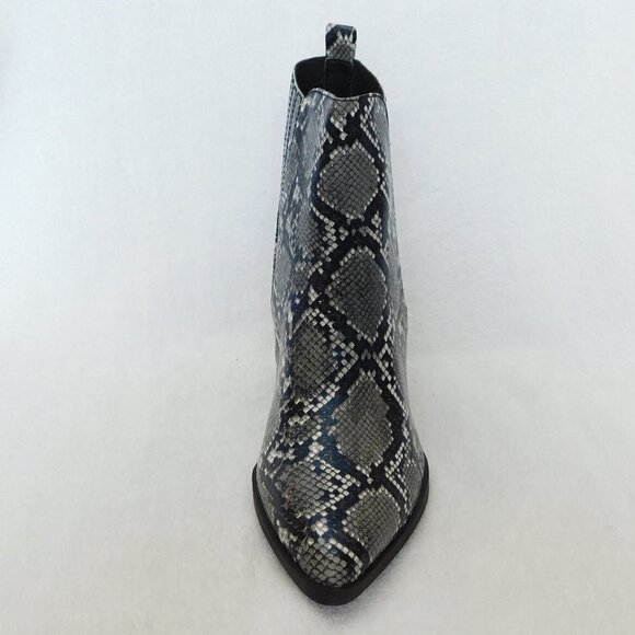 W400 Indigo Rd Snake Print Adore Ankle Booties 11M - Picture 3 of 5